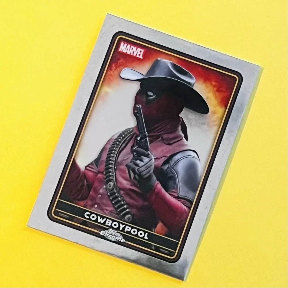 2025 Topps Chrome Deadpool & Wolverine #36 Cowboypool‎ Base Marvel